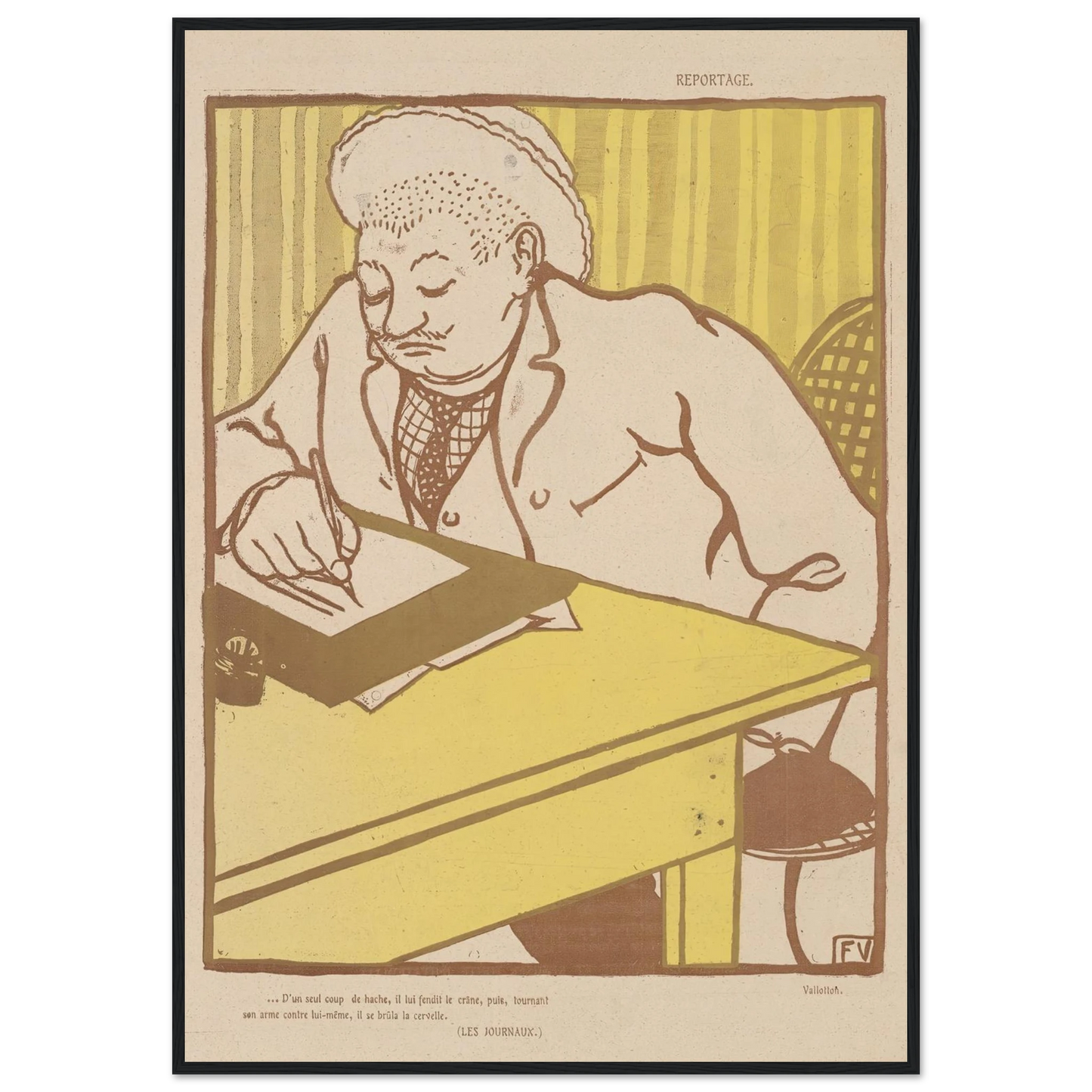3 octobre 1903 Art Print | Felix Vallotton-Quipham Collections
