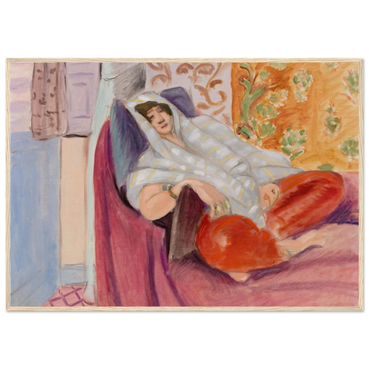 Woman Reclining (1921) Art Print | Henri Matisse-Quipham Collections