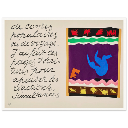 The toboggan (1947) Art Print | Henri Matisse-Quipham Collections