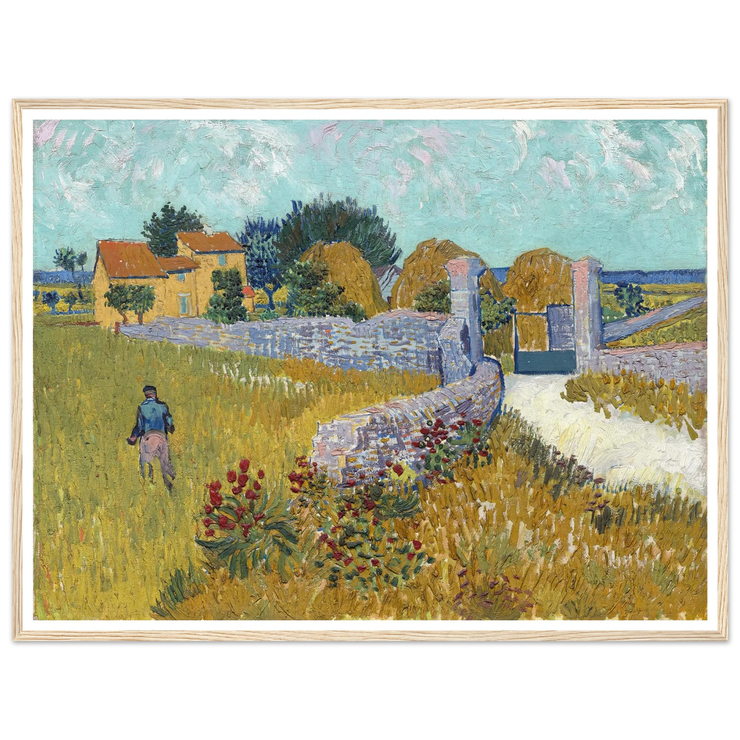 Farmhouse in Provence (1888) Art Print | Vincent van Gogh-Quipham Collections