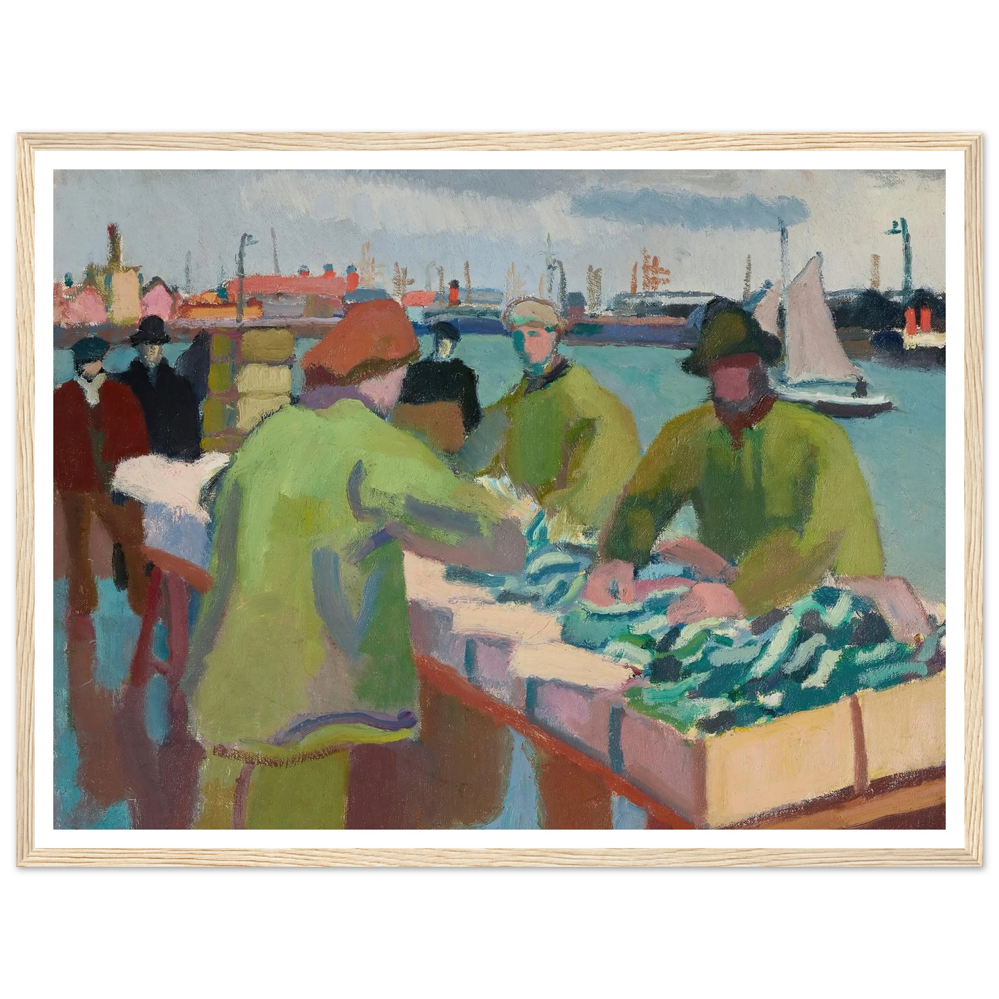 Le marché aux poissons (1904-1905) Art Print | Raoul Dufy-Quipham Collections