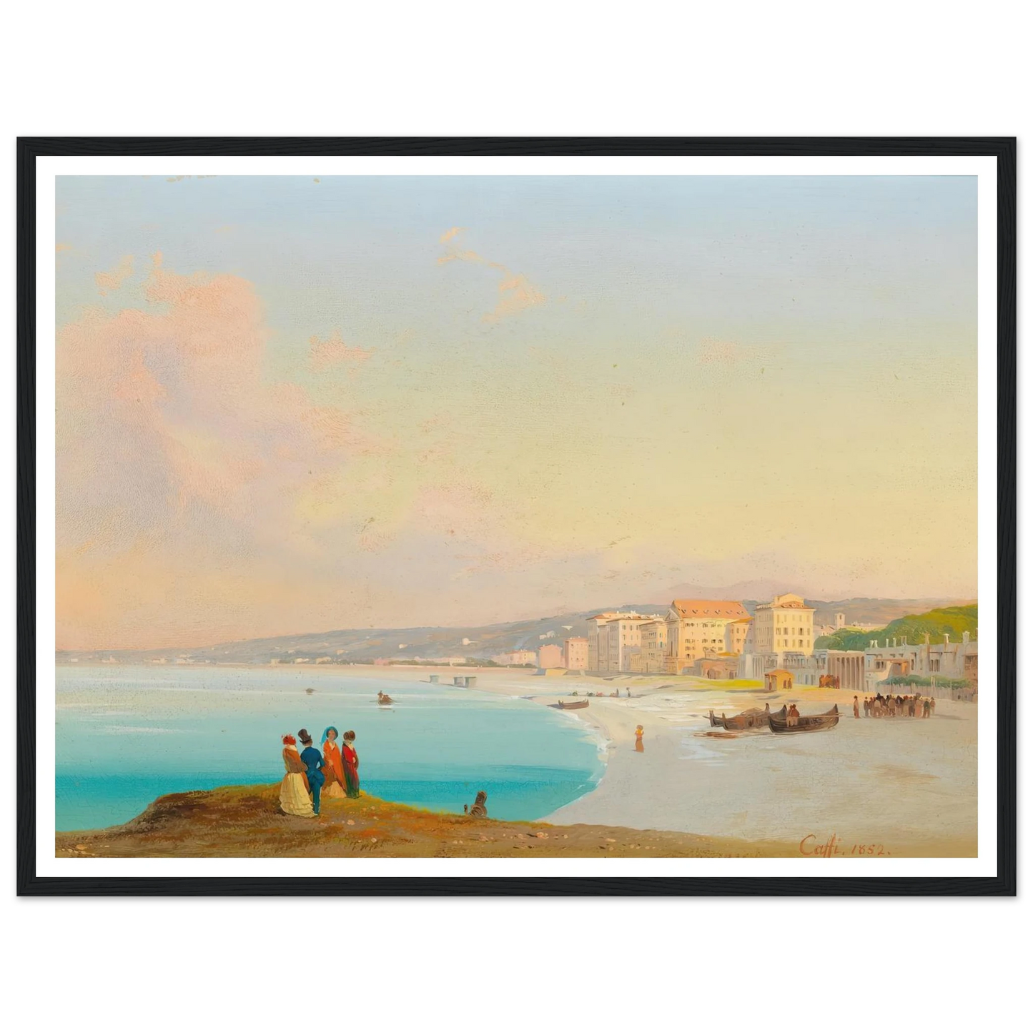 Nice (1852) Art Print | Ippolito Caffi-Quipham Collections