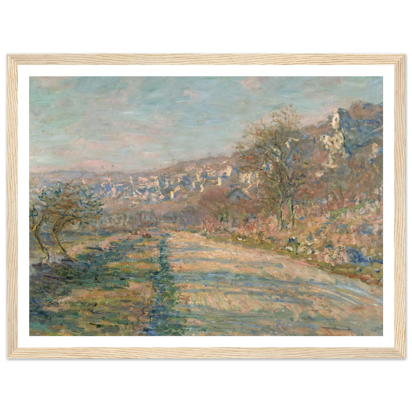 Road of La Roche-Guyon (1880) Art Print | Claude Monet-Quipham Collections