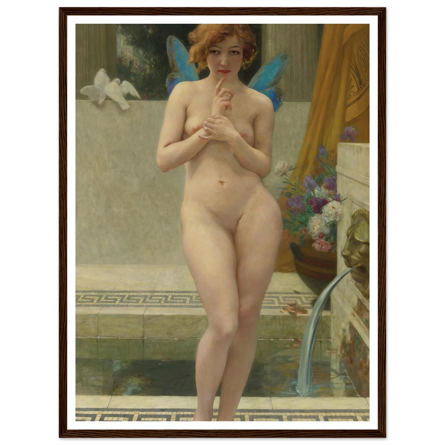 Psyche A La Fontaine Art Print | Guillaume Seignac-Quipham Collections