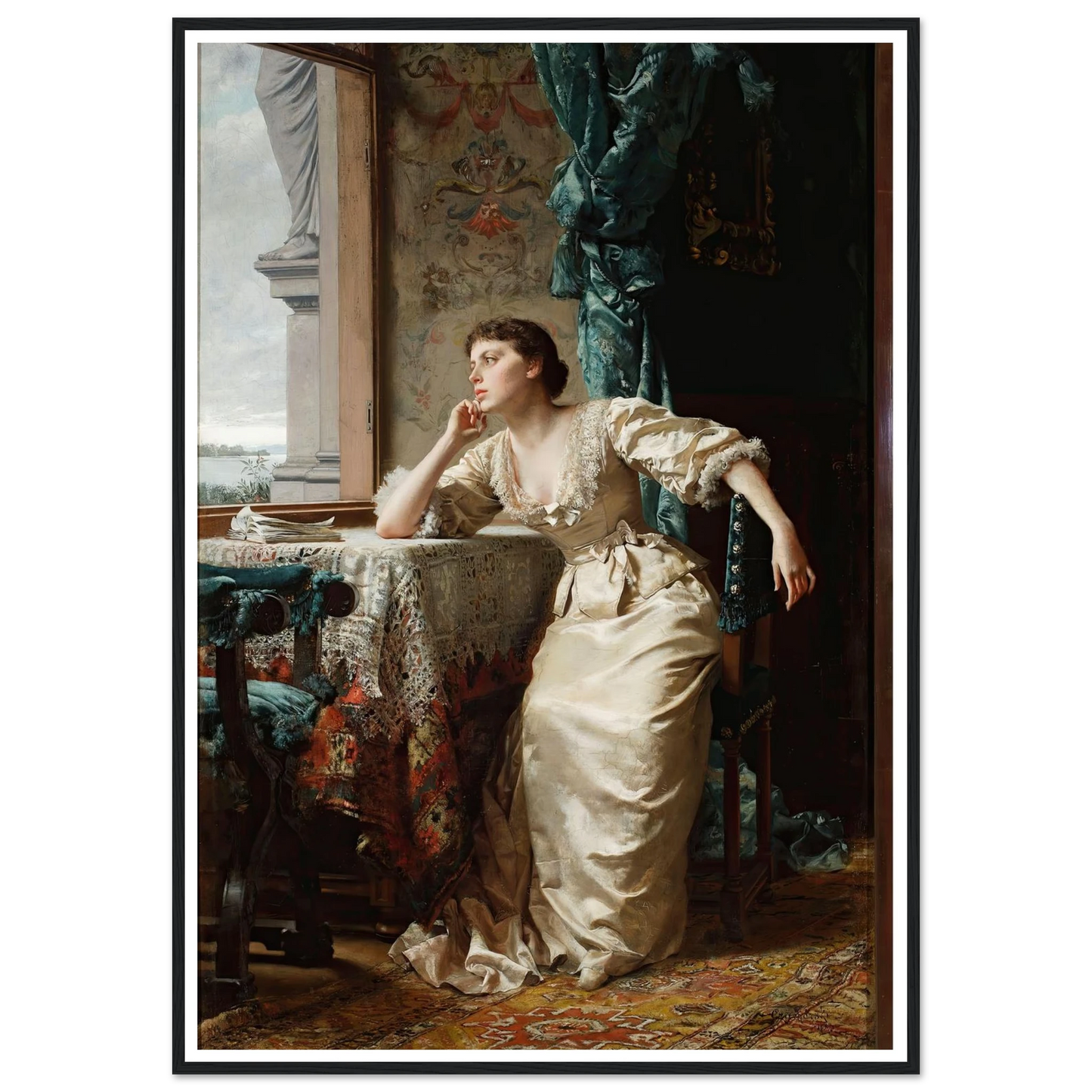 Reverie (1883) Art Print | Wladyslaw Czachorski-Quipham Collections
