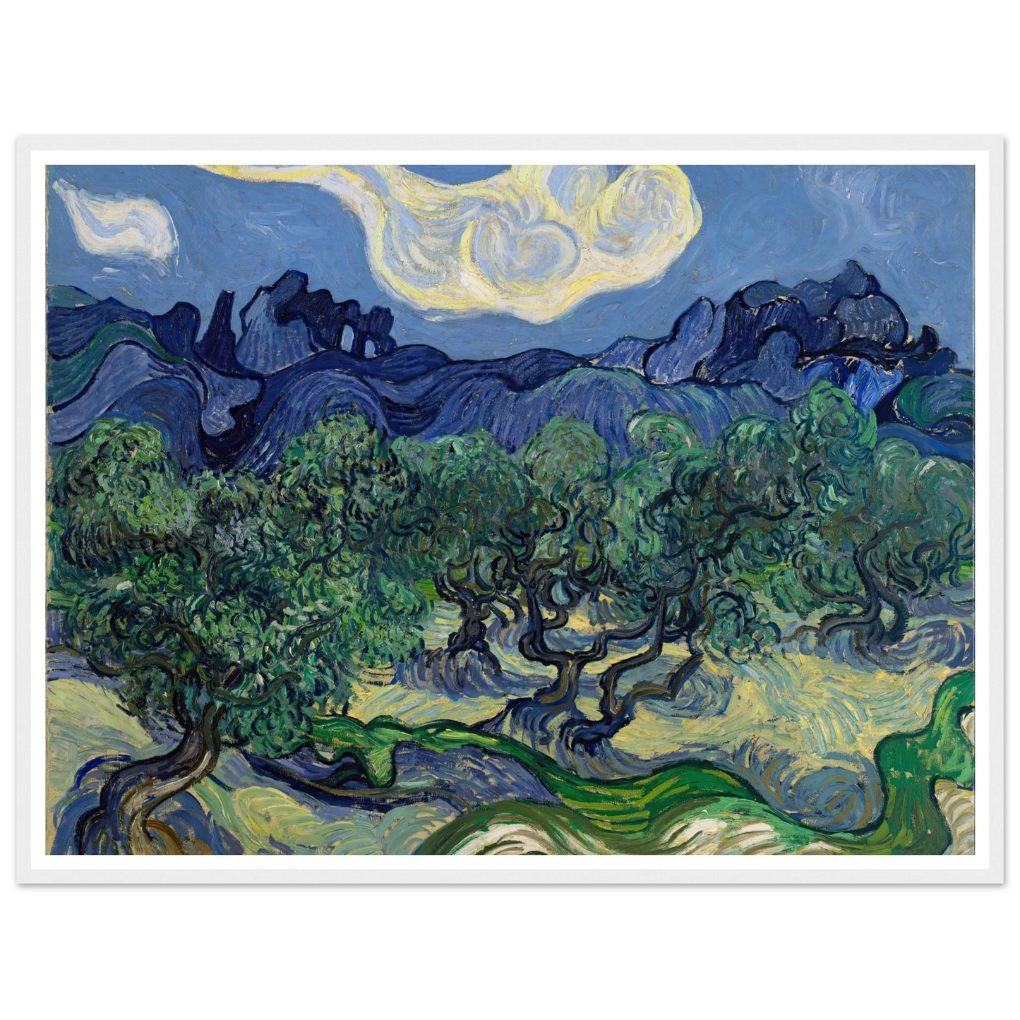 The Olive Trees (1889) Art Print | Vincent van Gogh-Quipham Collections