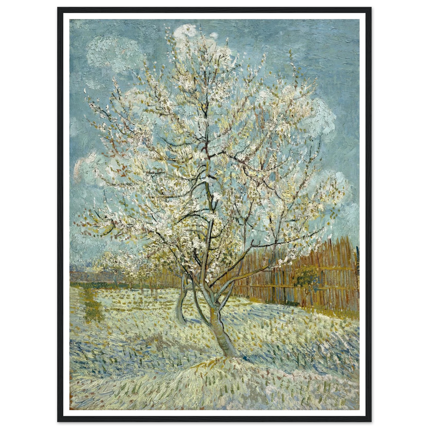 The pink peach tree (1888) Art Print | Vincent van Gogh-Quipham Collections