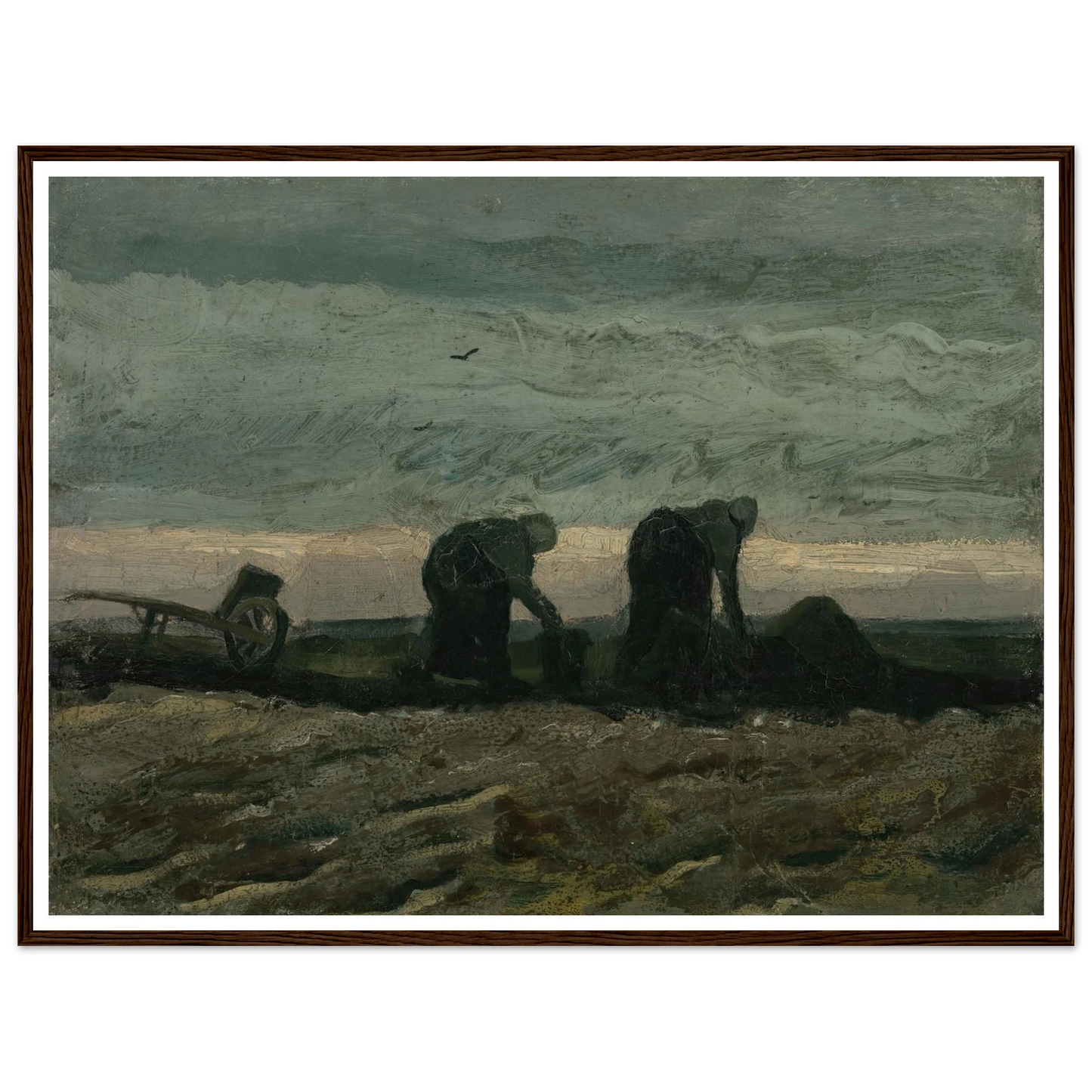 Two women on the heath (1883) Art Print | Vincent van Gogh-Quipham Collections