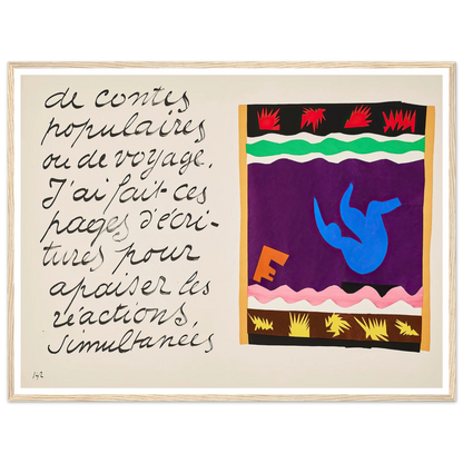 The toboggan (1947) Art Print | Henri Matisse-Quipham Collections