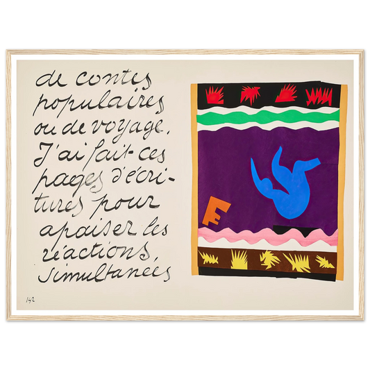 The toboggan (1947) Art Print | Henri Matisse-Quipham Collections