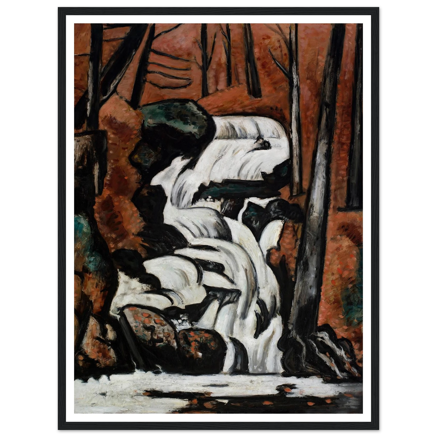 Smelt Brook Falls (1937) Art Print | Marsden Hartley-Quipham Collections