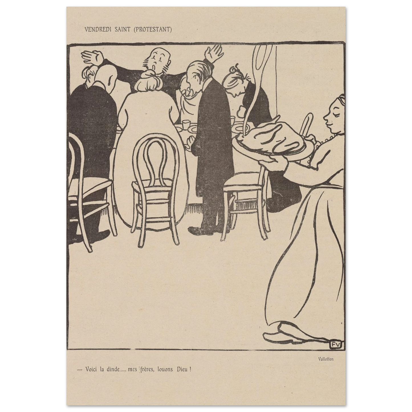 17 avril 1903 Art Print | Felix Vallotton-Quipham Collections