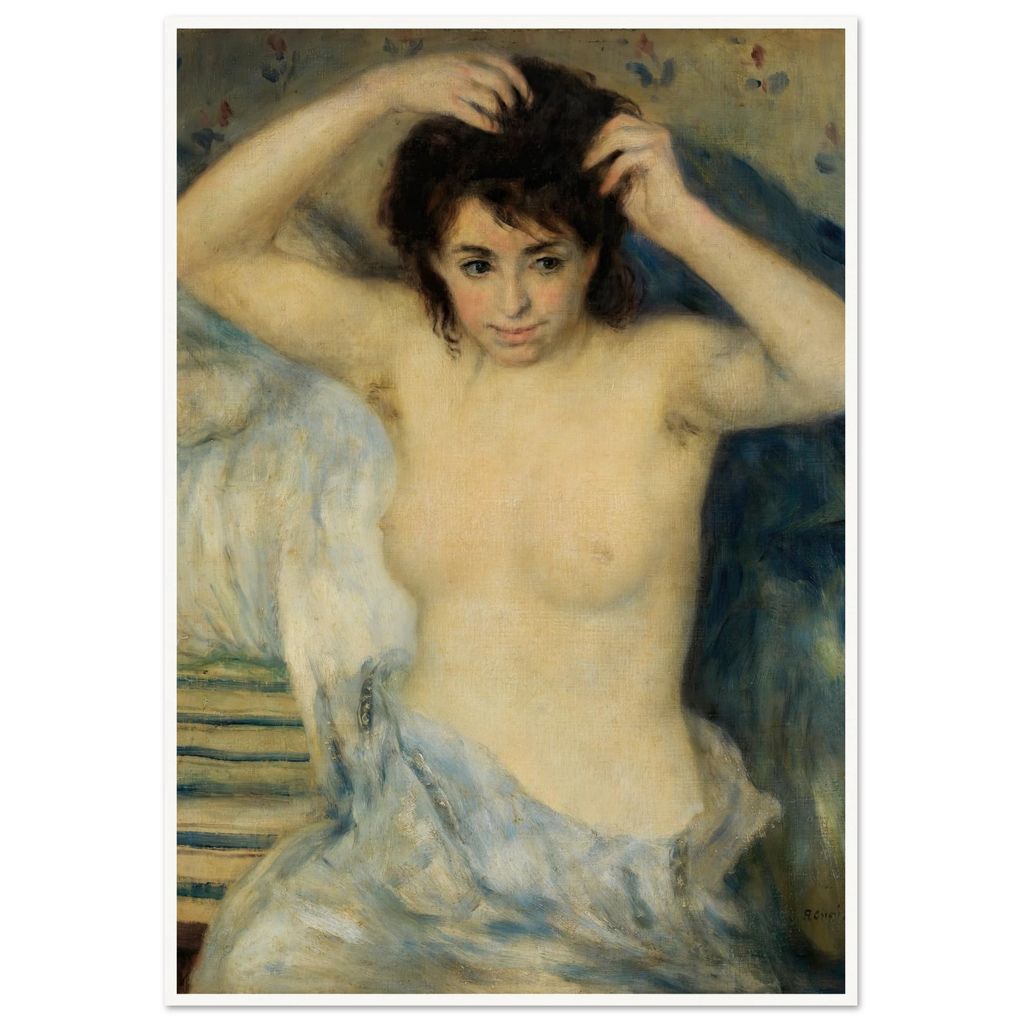 Before the Bath (Avant le bain) (c. 1875) Art Print | Pierre Auguste Renoir-Quipham Collections