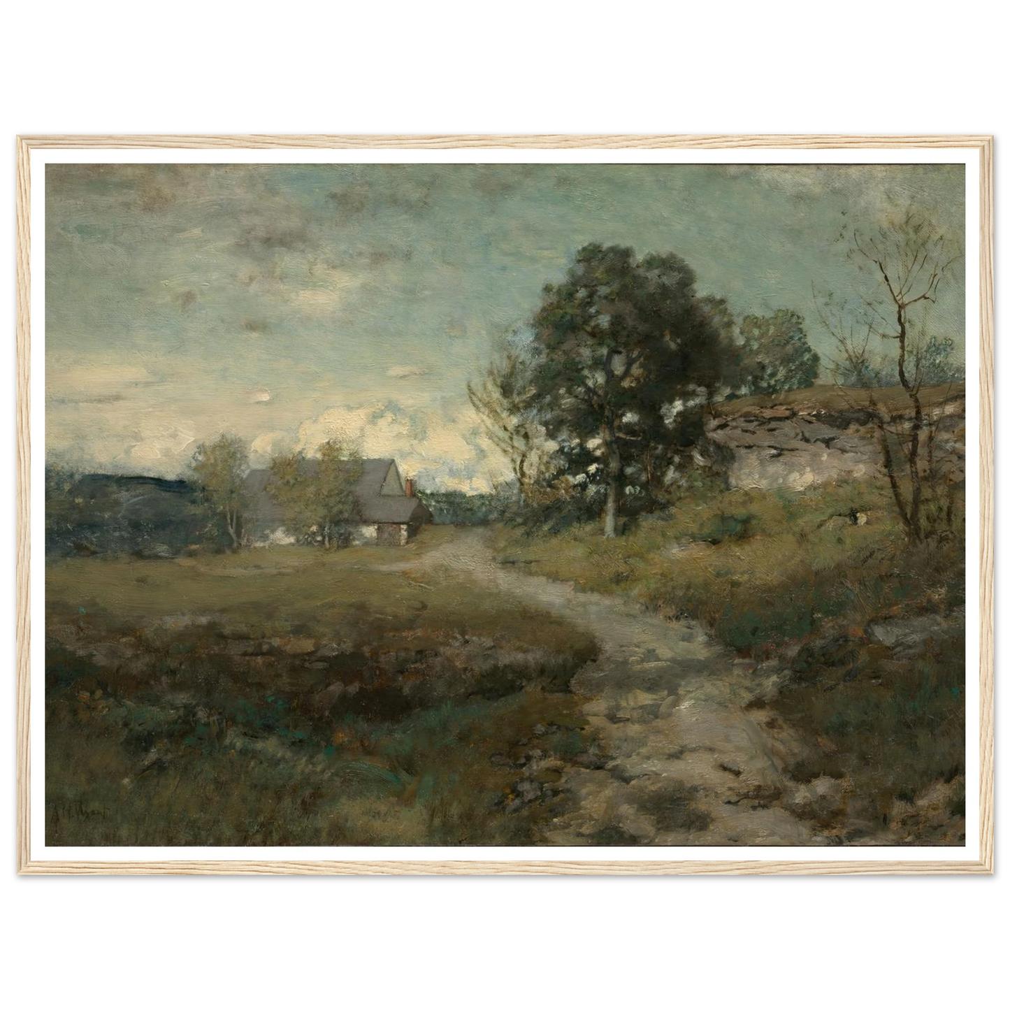 Arkville Landscape (1880s) Art Print | Alexander Helwig Wyant-Quipham Collections