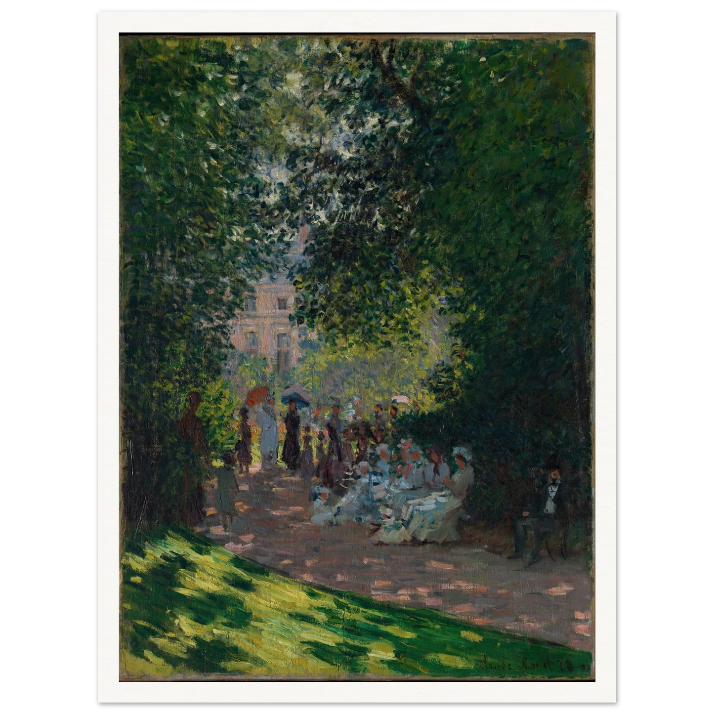 The Parc Monceau (1878) Art Print | Claude Monet-Quipham Collections