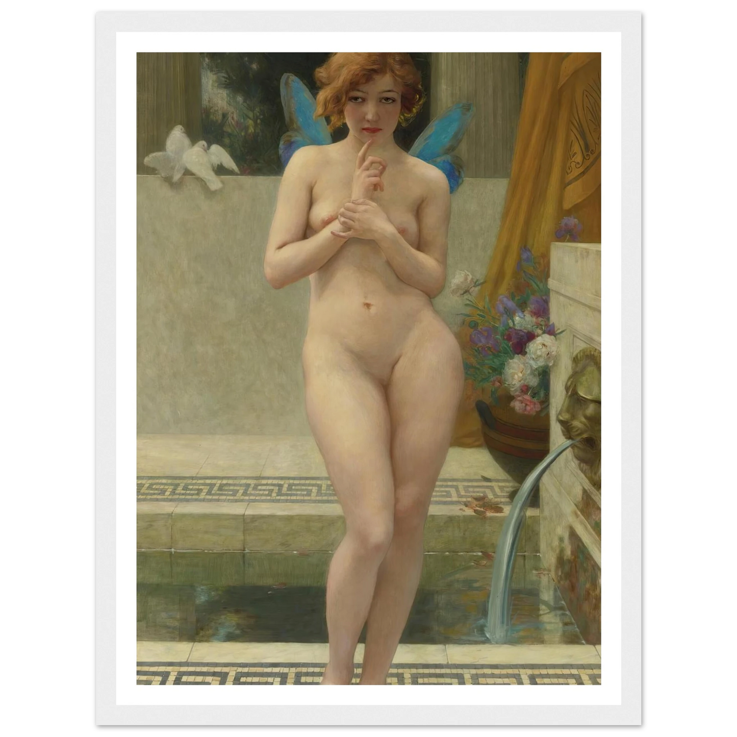 Psyche A La Fontaine Art Print | Guillaume Seignac-Quipham Collections