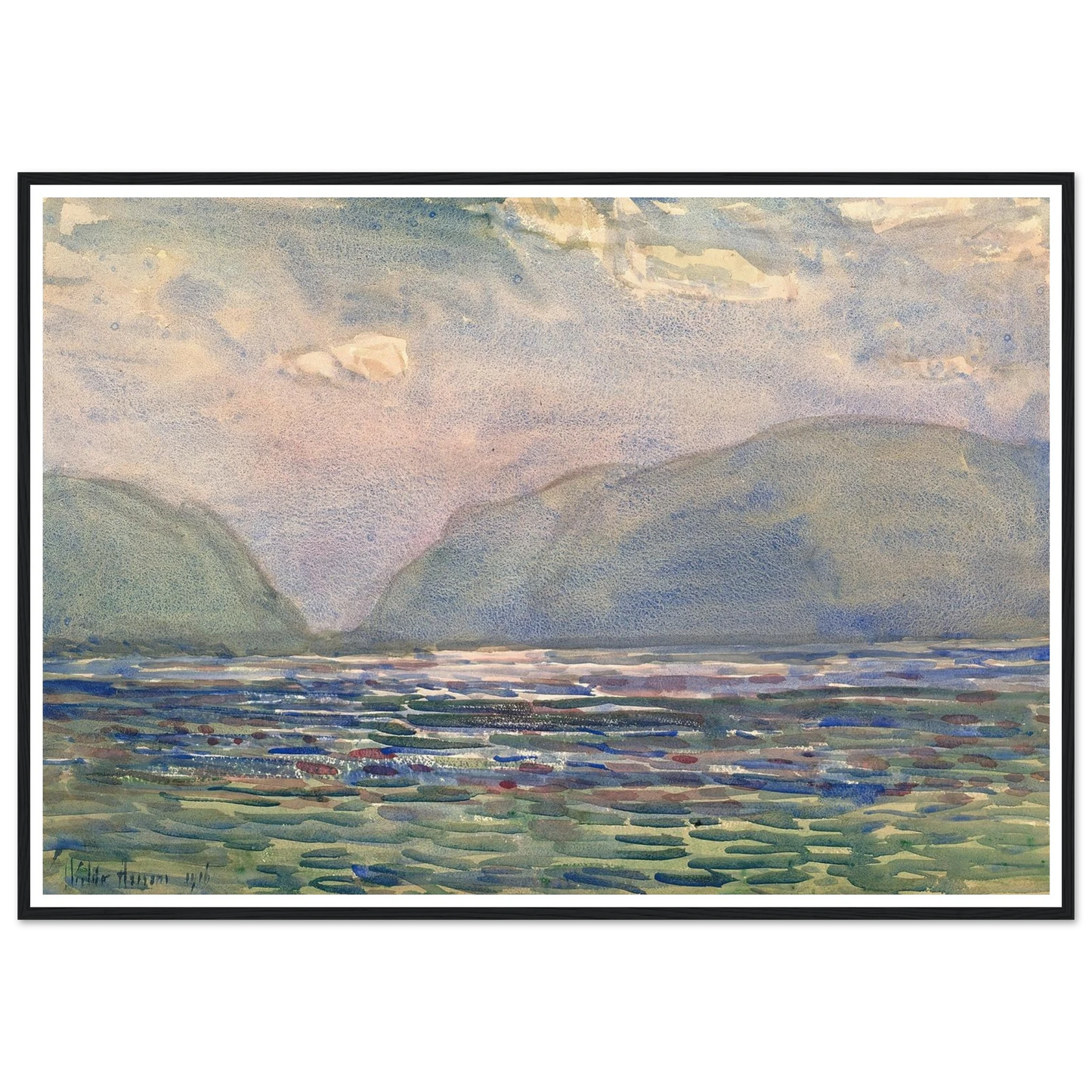 Noon above Newburgh (1916) Art Print | Childe Hassam-Quipham Collections