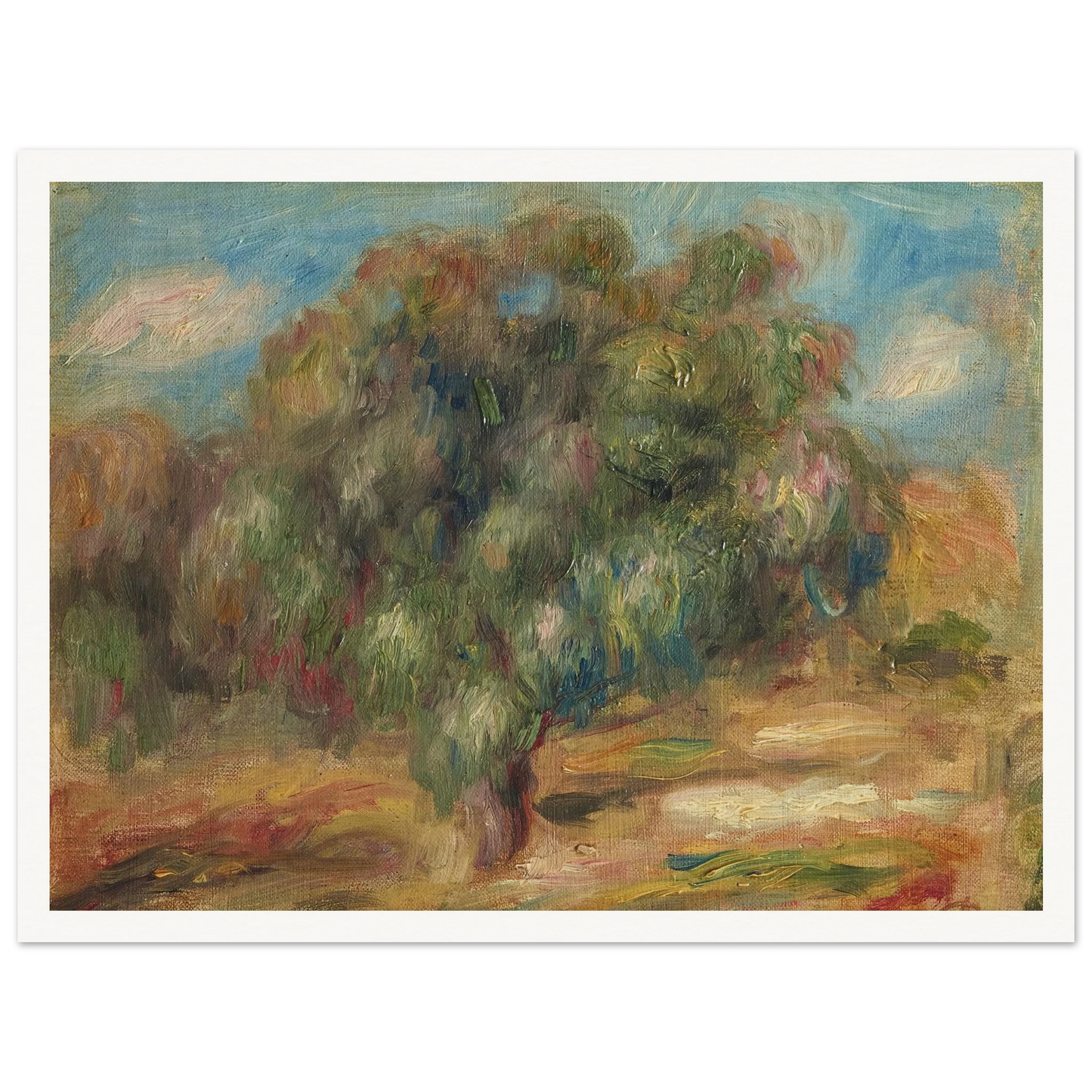 Landscape (1915) Art Print | Pierre Auguste Renoir-Quipham Collections