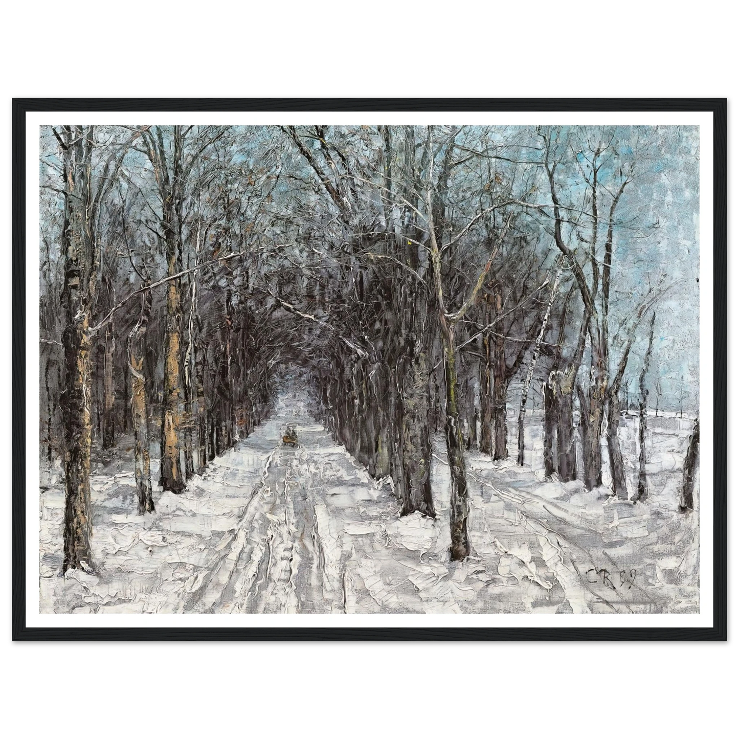 Belvedere Allee in Weimar (1889) Art Print | Christian Rohlfs-Quipham Collections