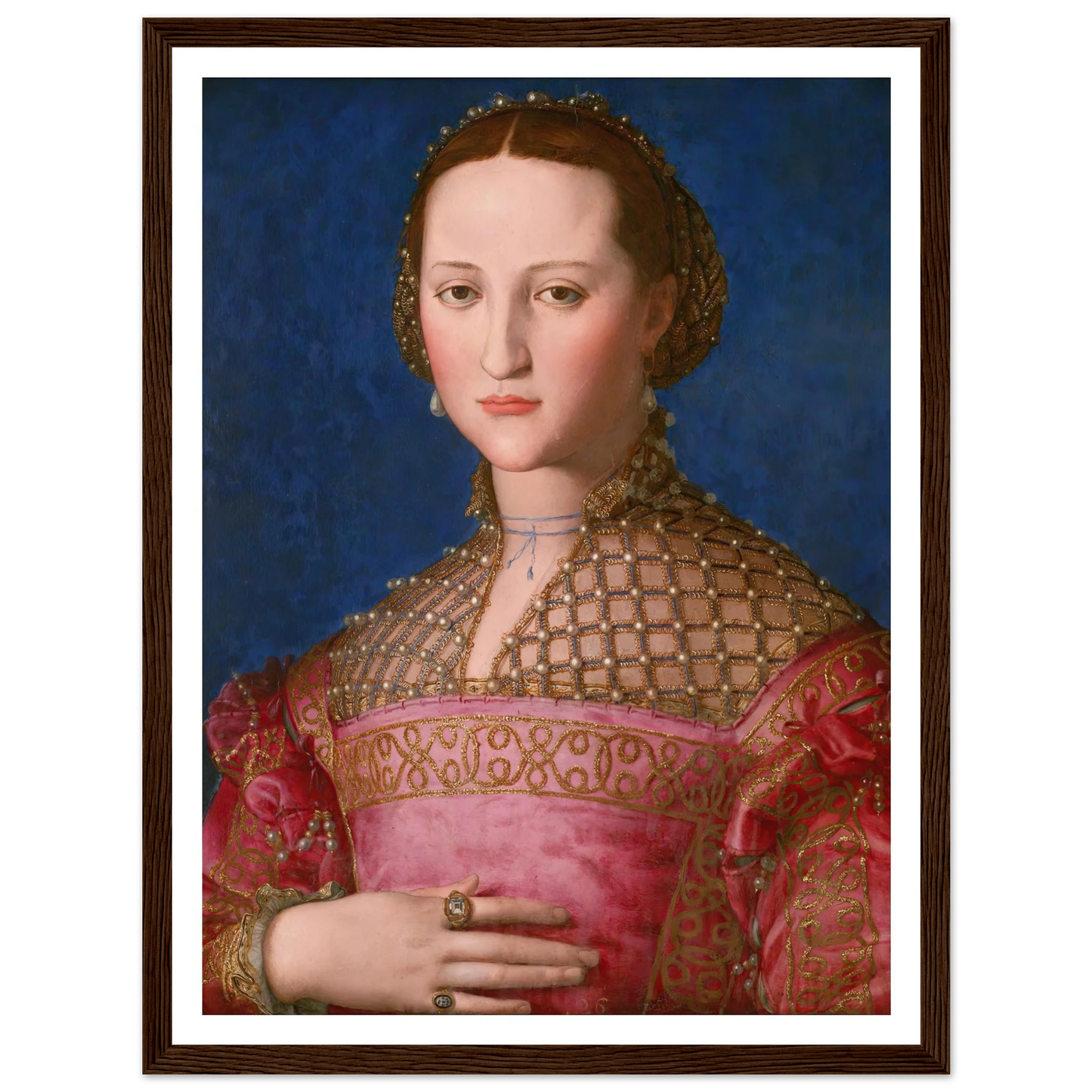Eleonora Of Toledo (1543) Art Print | Agnolo Bronzino-Quipham Collections