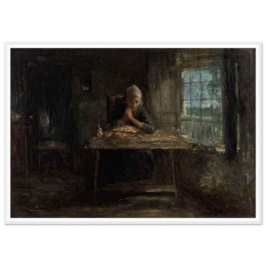 Grace Before Meals (circa 1890) Art Print | Jozef Israels-Quipham Collections