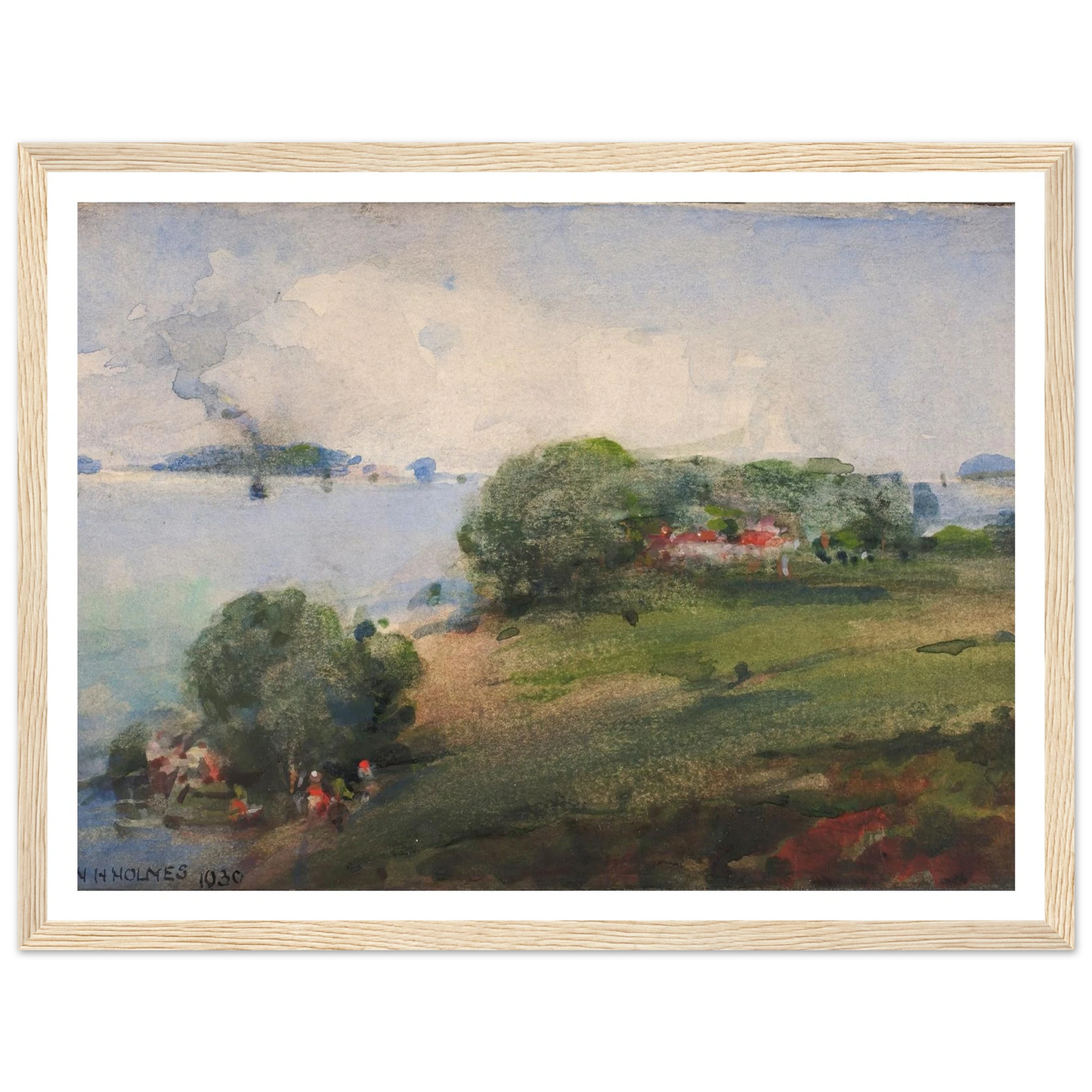 View On The Potomac (1930) Art Print | William Henry Holmes-Quipham Collections