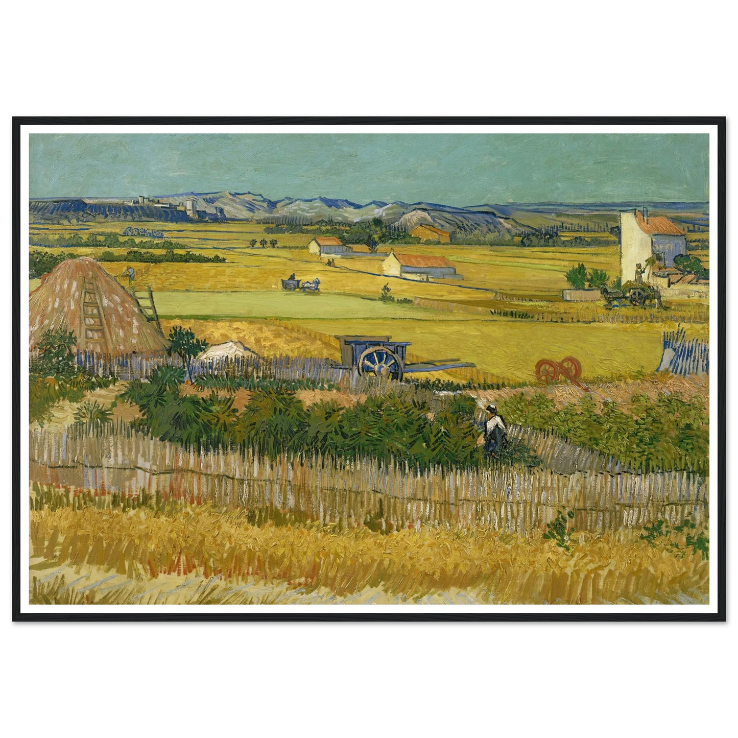 The harvest (1888) Art Print | Vincent van Gogh-Quipham Collections