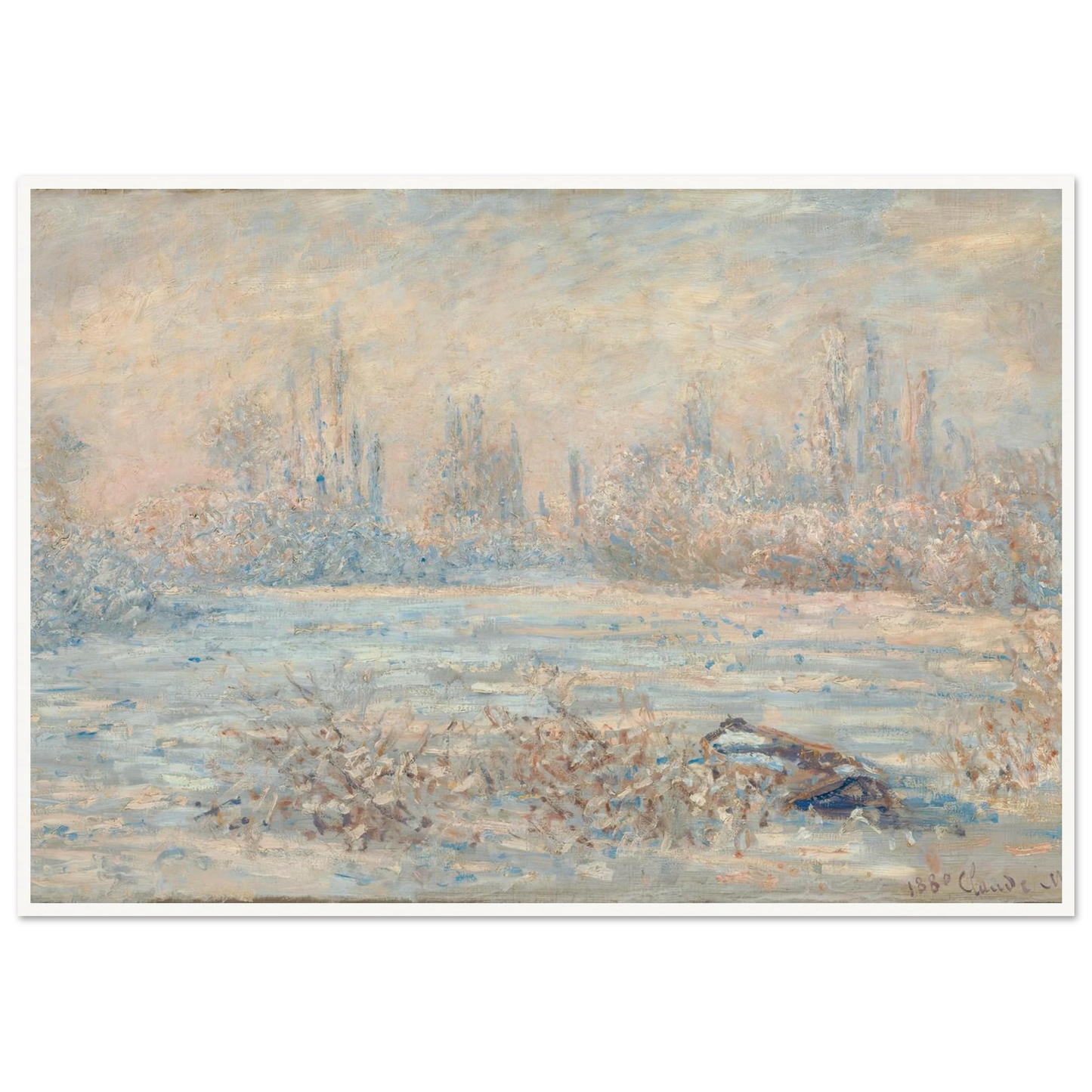 Le Givre (1880) Art Print | Claude Monet-Quipham Collections
