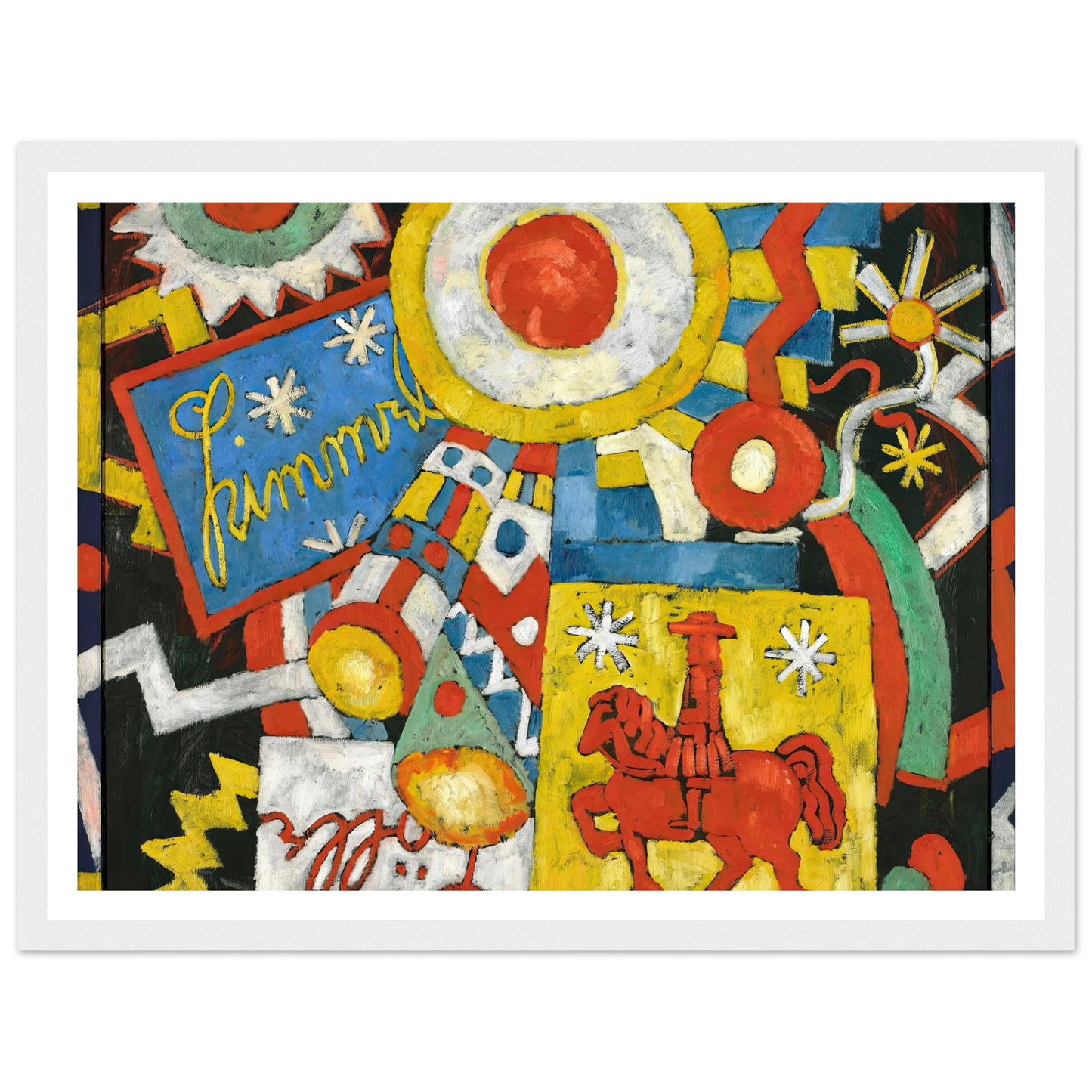 Himmel Sky Object (circa 1914 and circa 1915) Art Print | Marsden Hartley-Quipham Collections