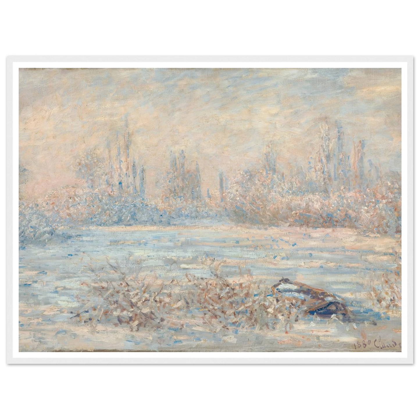 Le Givre (1880) Art Print | Claude Monet-Quipham Collections
