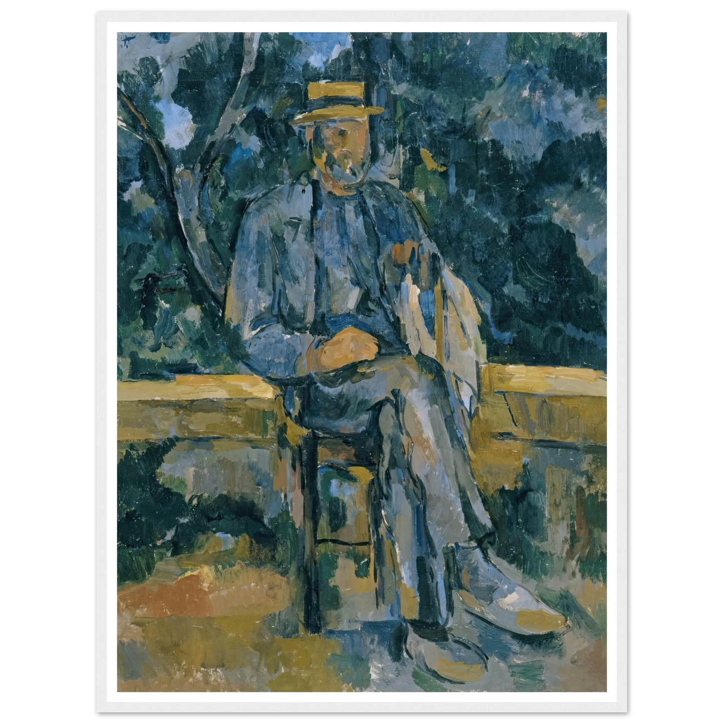 Portrait of Peasant (from 1905 until 1906) Art Print | Paul Cezanne-Quipham Collections
