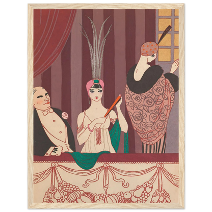 La Loge (1914) Art Print | George Barbier-Quipham Collections