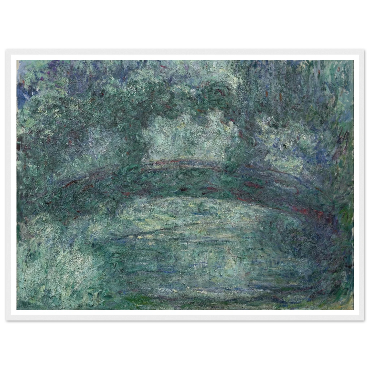 The Japanese bridge (1919-1924) Art Print | Claude Monet-Quipham Collections
