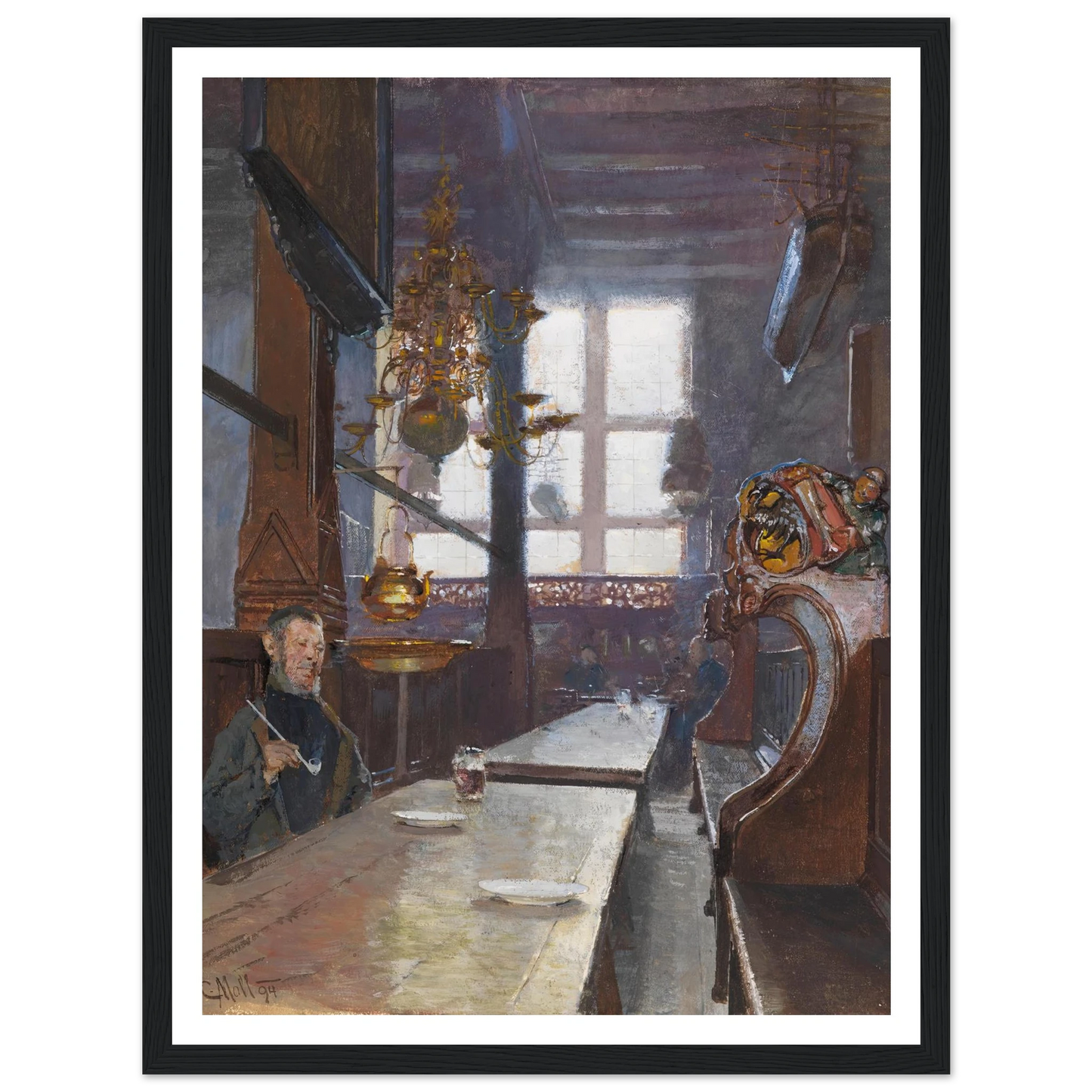 Schifferhaus in Lübeck (1894) Art Print | Carl Moll-Quipham Collections