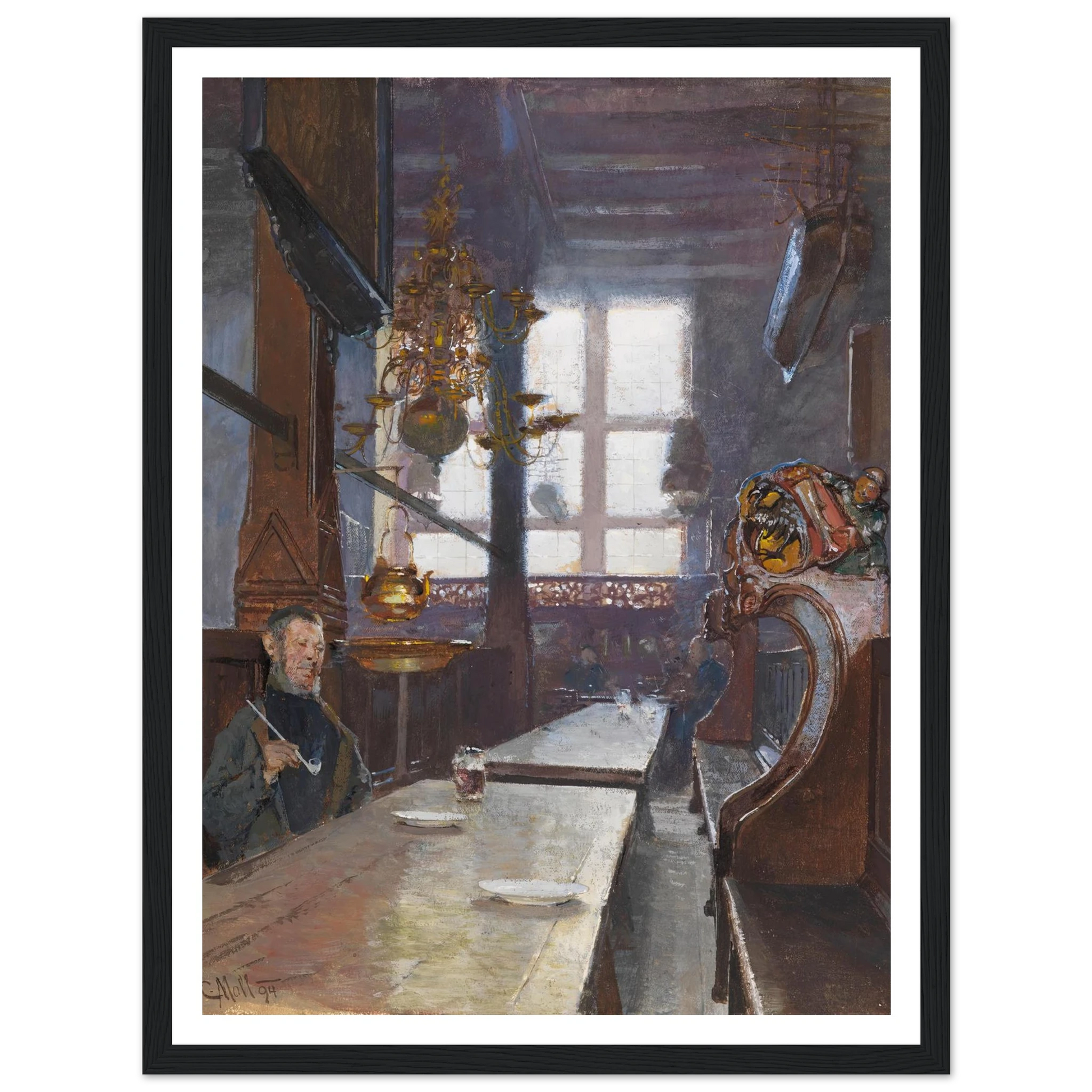 Schifferhaus in Lübeck (1894) Art Print | Carl Moll-Quipham Collections