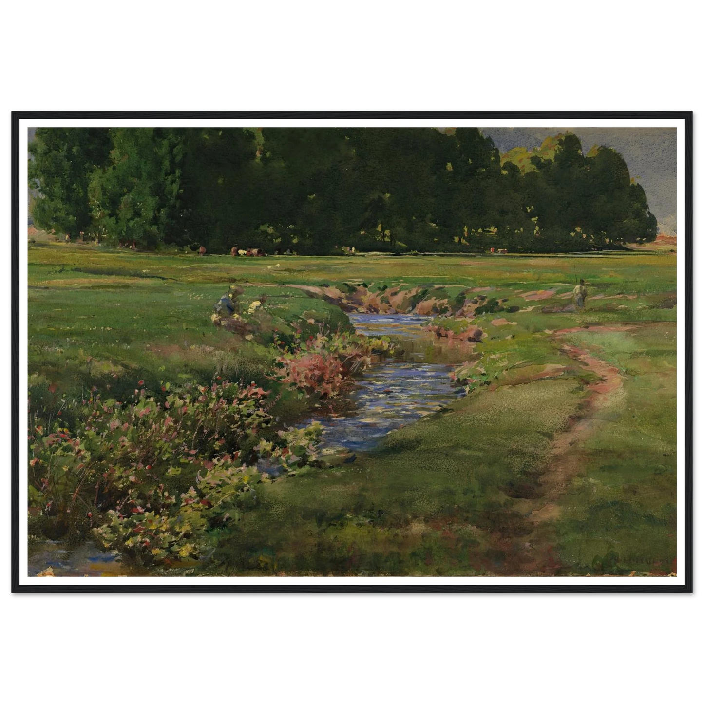 The Babbling Brook Art Print | William Henry Holmes-Quipham Collections