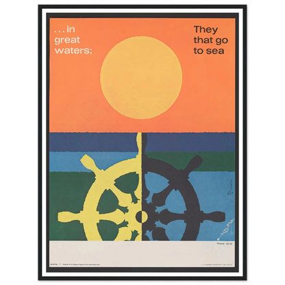 In great water; … Psalms 107_23 (1963) Art Print | Joseph Binder-Quipham Collections