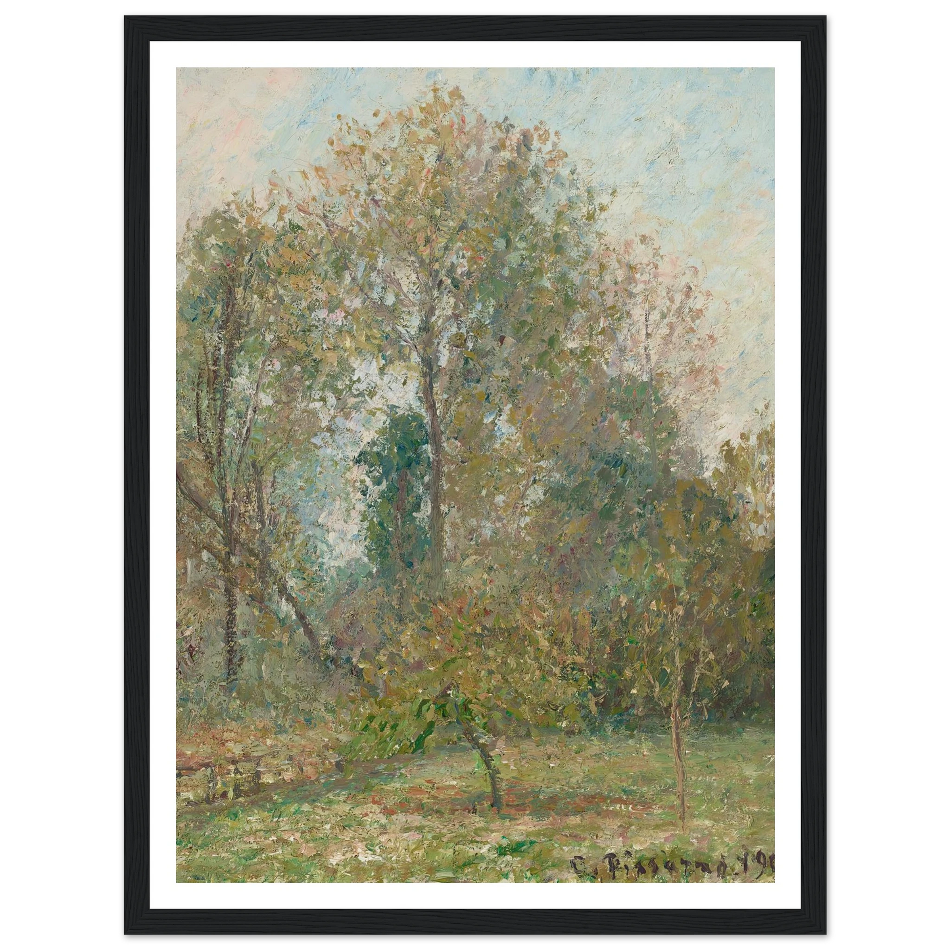 Gelée blanche à Eragny (1902) Art Print | Camille Pissarro-Quipham Collections