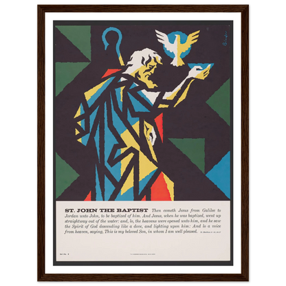 St. John The Baptist (1962) Art Print | Joseph Binder-Quipham Collections