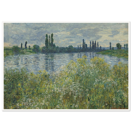 Banks of the Seine,Vétheuil (1880) Art Print | Claude Monet-Quipham Collections