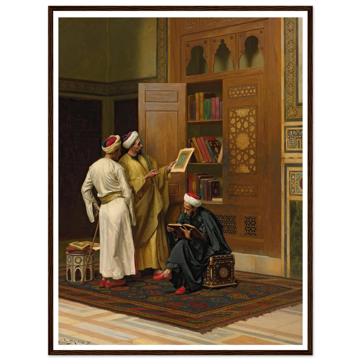 The Scholars (1901) Art Print | Ludwig Deutsch-Quipham Collections