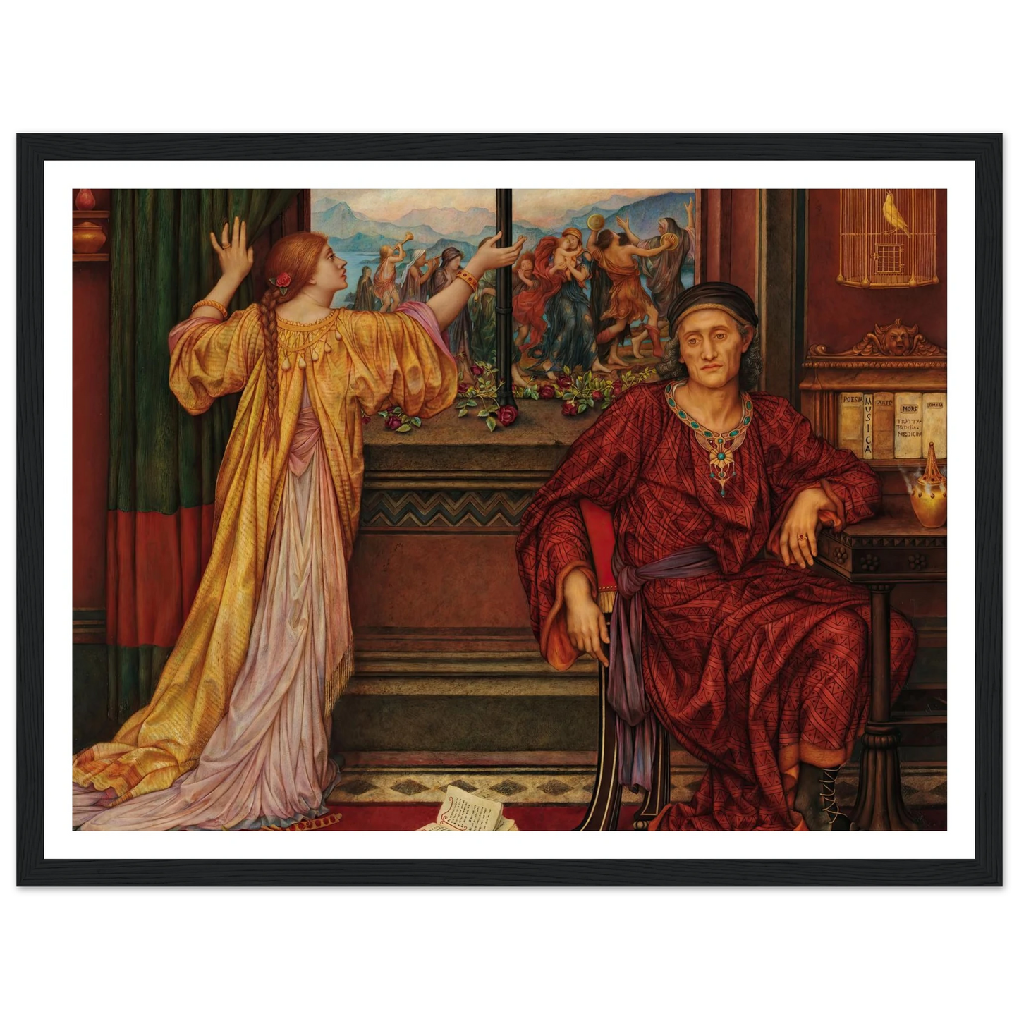 The Gilded Cage (1919) Art Print | Evelyn de Morgan-Quipham Collections