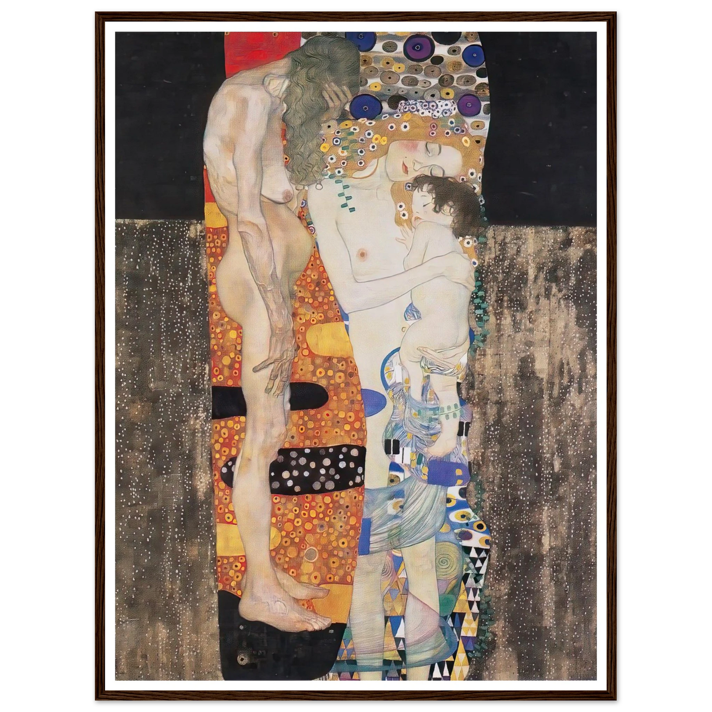 The Three Ages of the Woman (1905) Art Print | Gustav Klimt-Quipham Collections