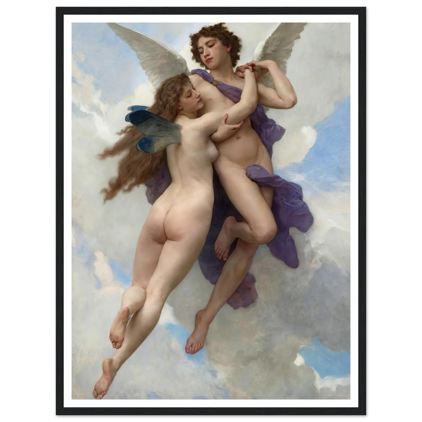 Love And Psyché (1899) Art Print | William Bouguereau-Quipham Collections