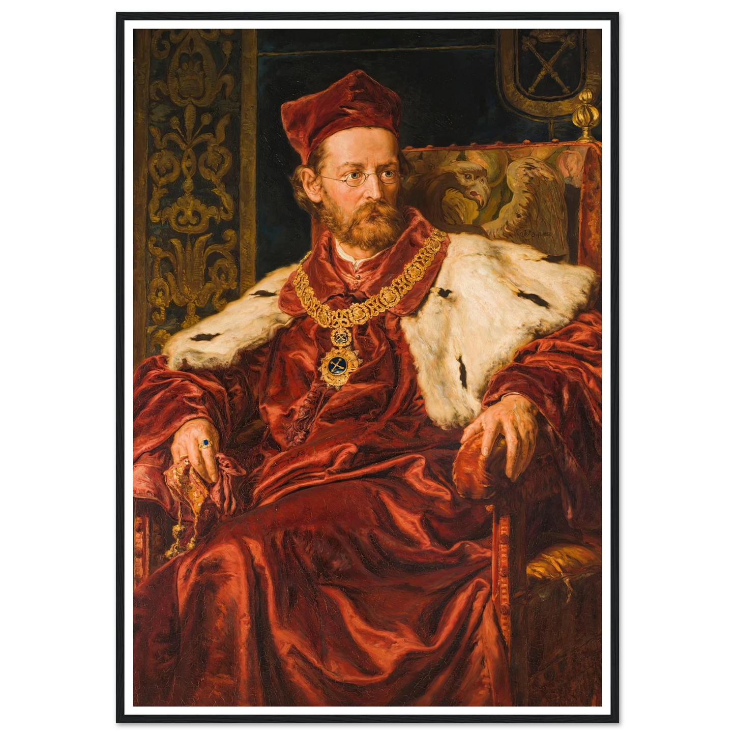 Portrait of Józef Szujski (1888) Art Print | Jan Matejko-Quipham Collections