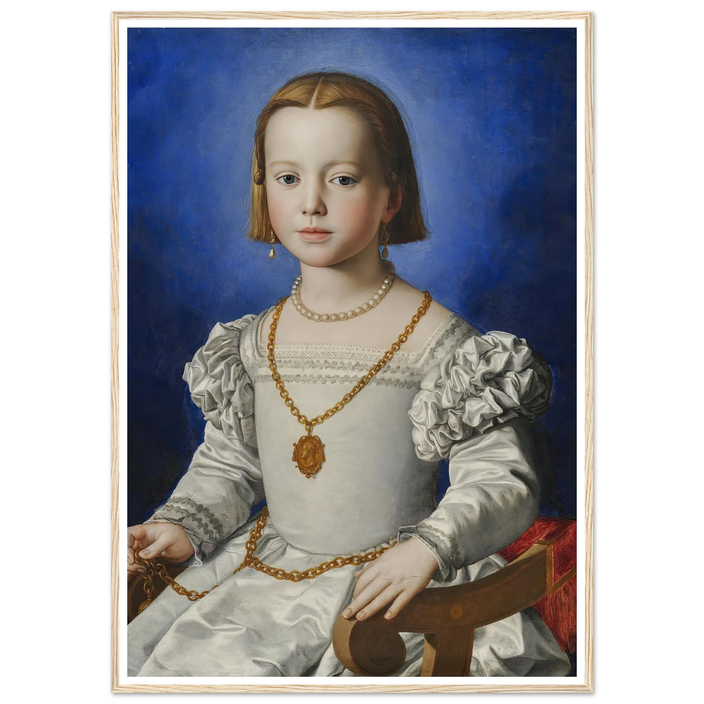 Bia Di Cosimo De‘ Medici (1542-1545) Art Print | Agnolo Bronzino-Quipham Collections