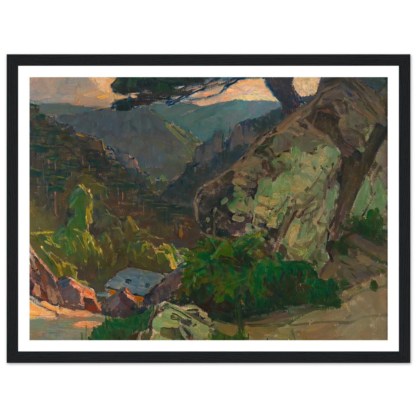 Blick in die Klausen bei Mödling (1942) Art Print | Carl Moll-Quipham Collections
