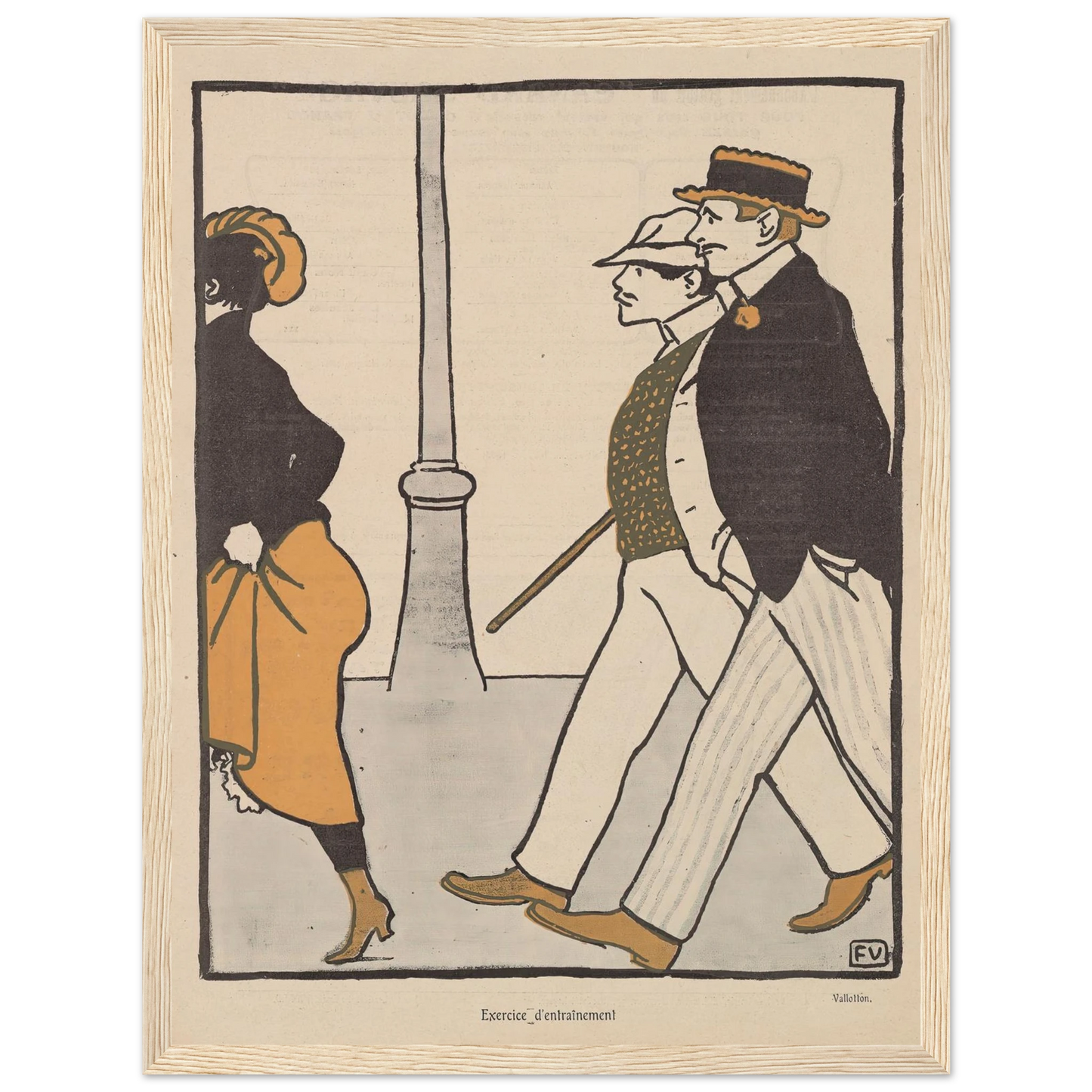 11 juillet 1903. Art Print | Felix Vallotton-Quipham Collections