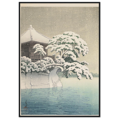 Matsushima Godaido no yuki (Snow at Godaido Temple in Matsushima) (1932) Art Print | Kawase Hasui-Quipham Collections