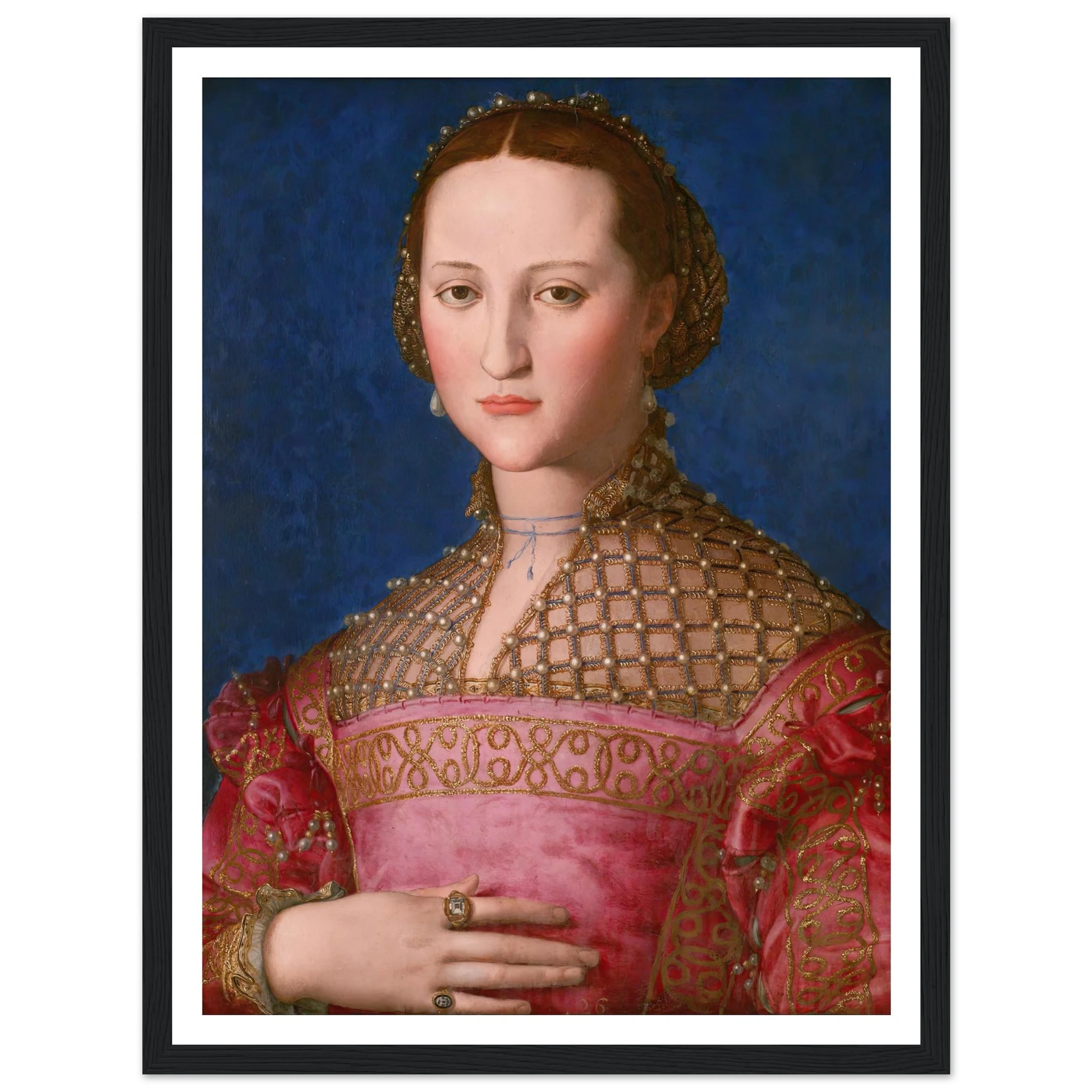 Eleonora Of Toledo (1543) Art Print | Agnolo Bronzino-Quipham Collections